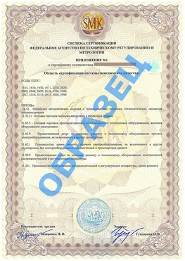Приложение 1 Череповец Сертификат ГОСТ РВ 0015-002